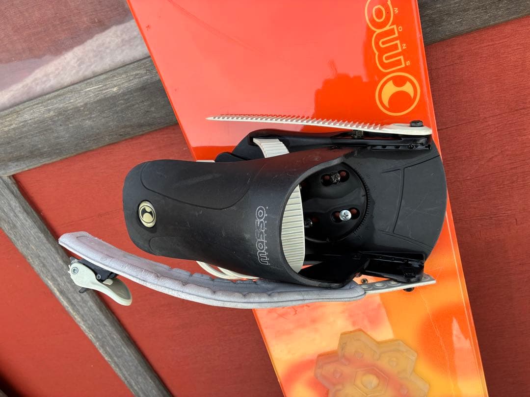 145cm massso スノーボード オレンジ