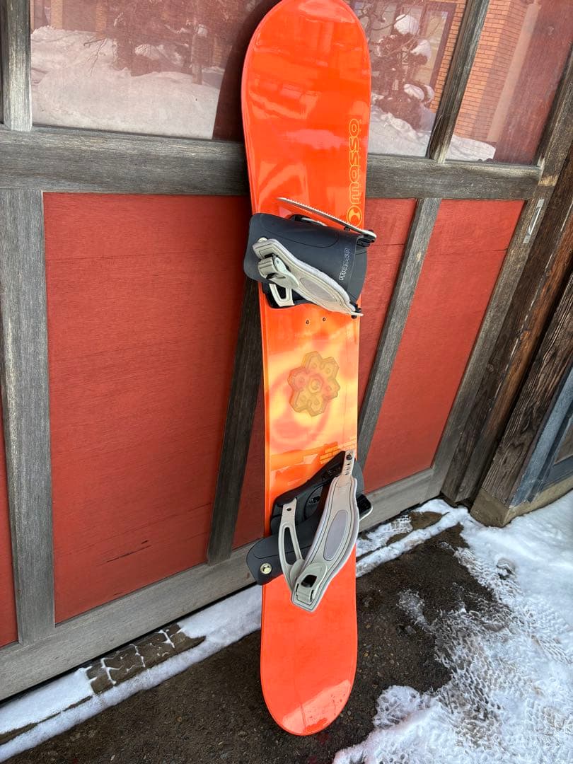 145cm massso スノーボード オレンジ