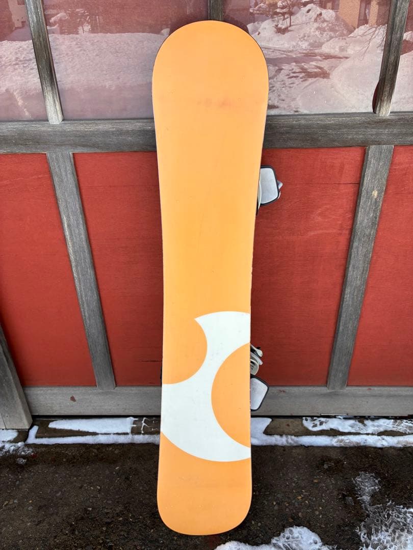 145cm massso スノーボード オレンジ