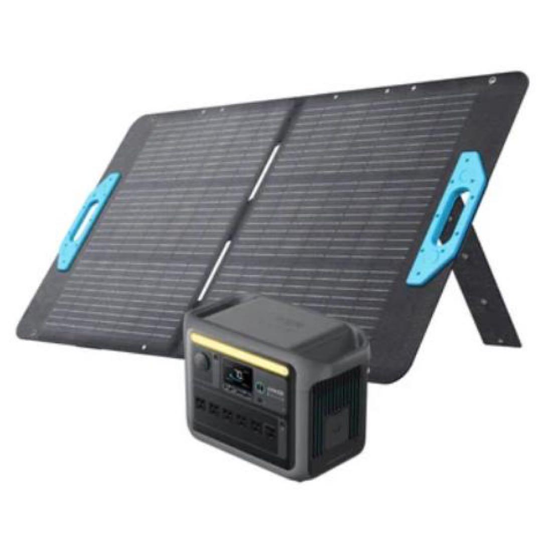 た*ん様 Anker solix c1000 ポータブル電源　ソーラーパネルセッ