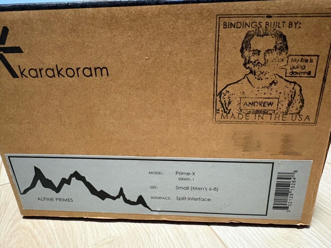 【新品】karakoram カラコラム prime x 23-24 ラスト1個