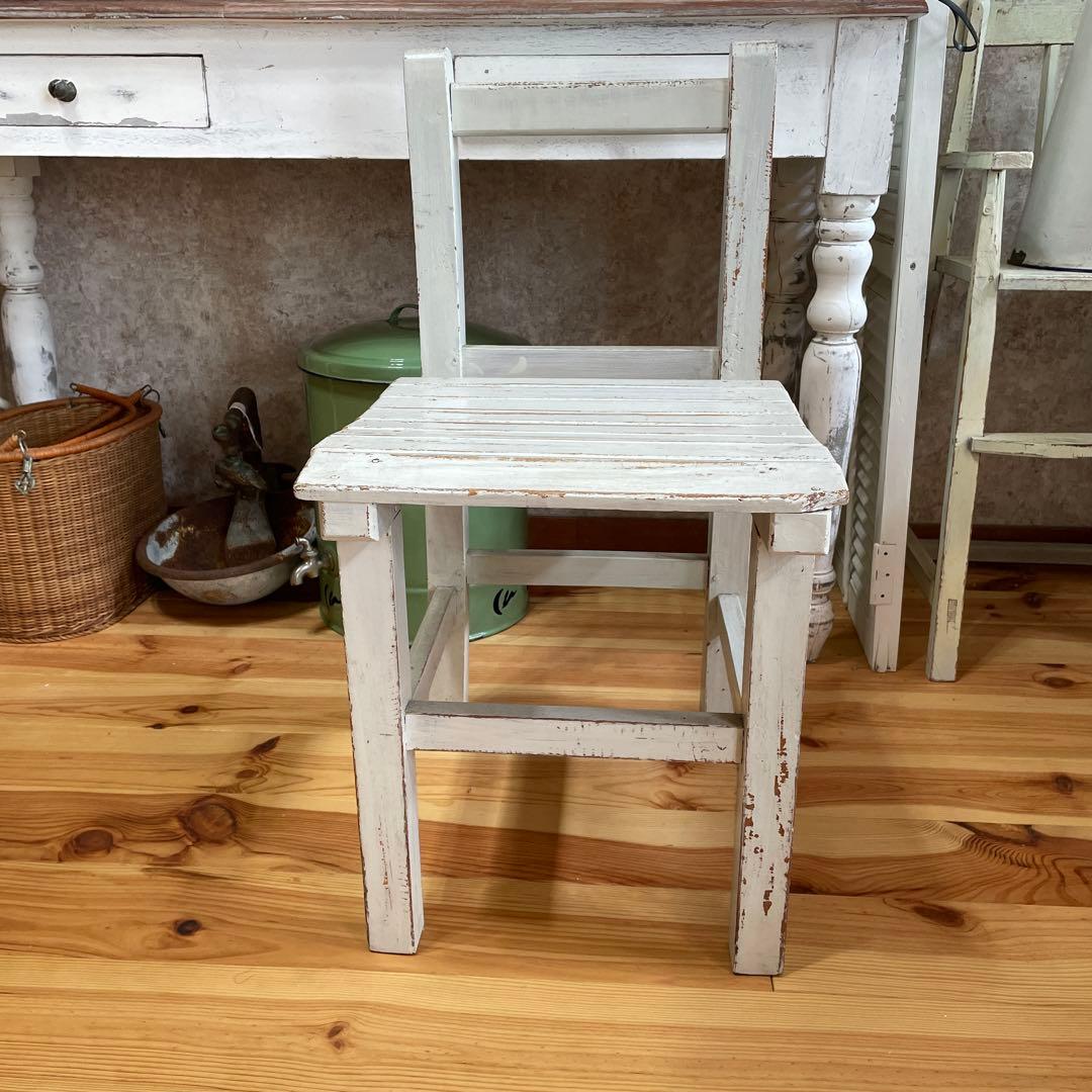 古い小学校の椅子 アンティーク ブロカント 昭和レトロ