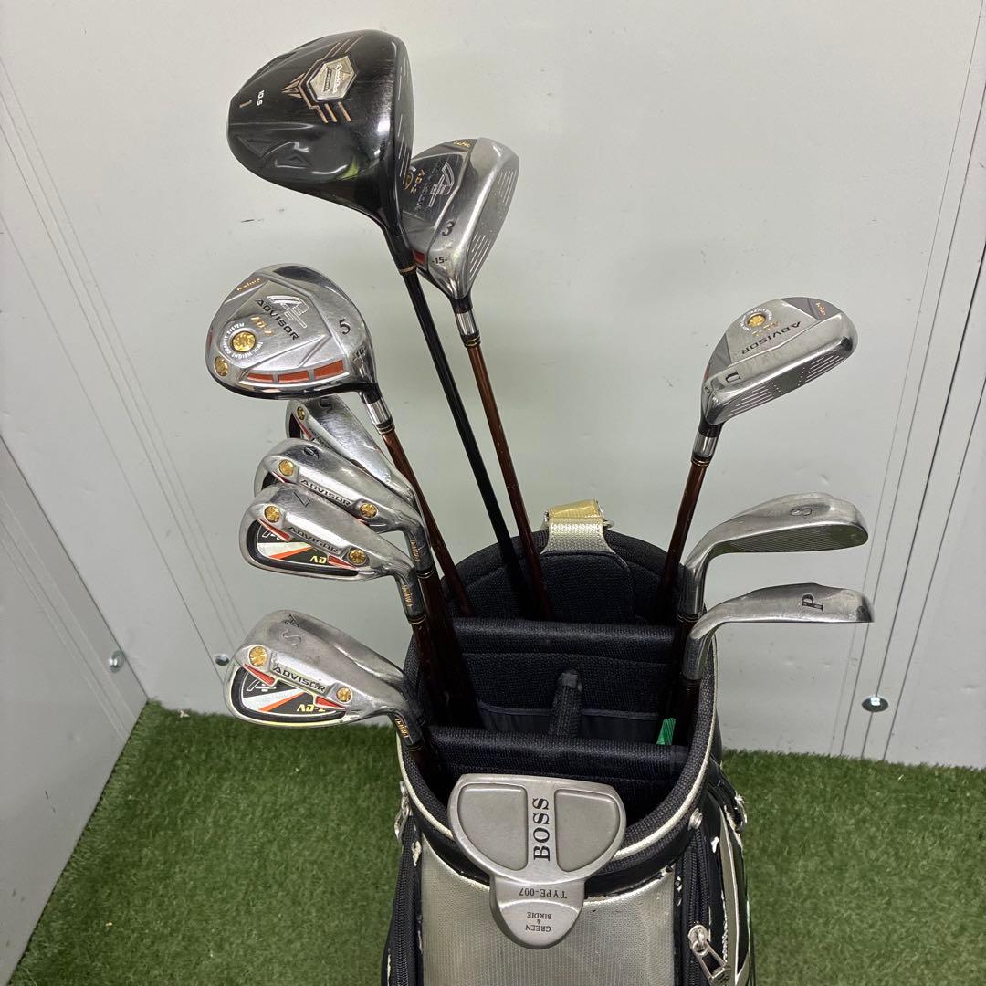 メンズゴルフクラブセット　【Admiral】【DAIWA】【初心者用】