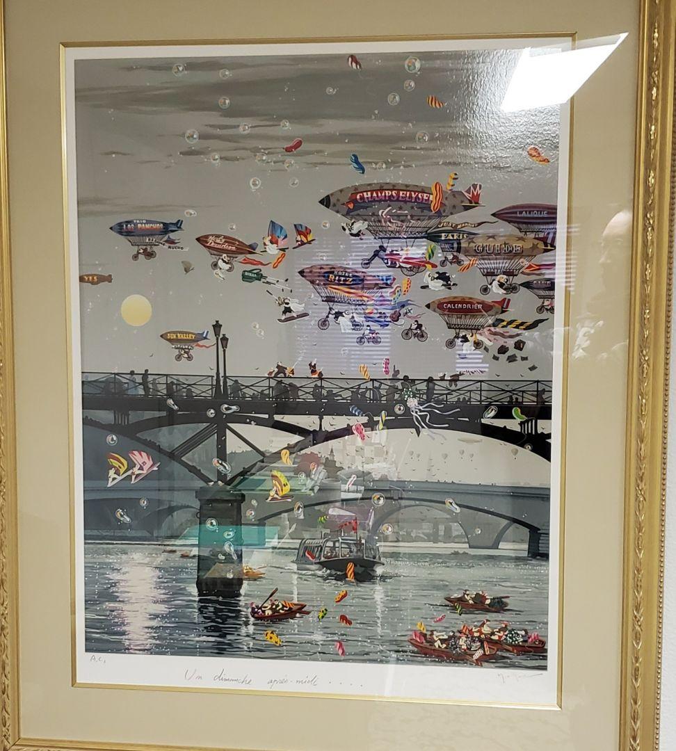 ヒロ・ヤマガタUn dimanche après-midi 原画　サインあり