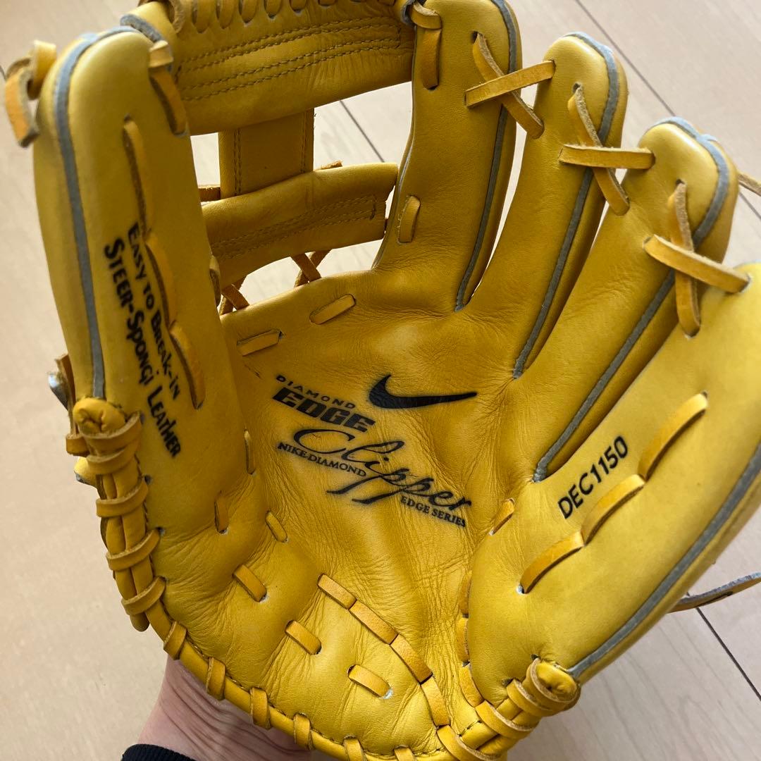 NIKE ナイキ クリッパー チビスウッシュ入り限定 美品 内野用 軟式グローブ