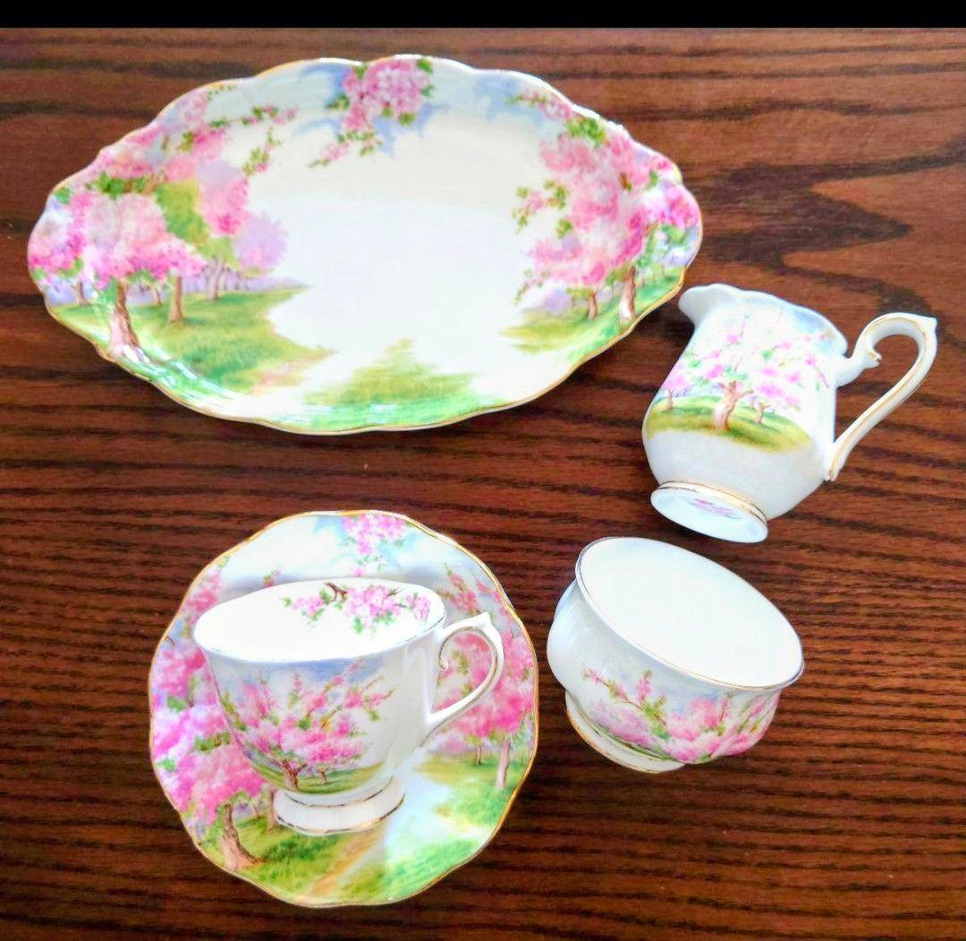 ロイヤル・アルバート ブロッサムタイムセット 4点セット