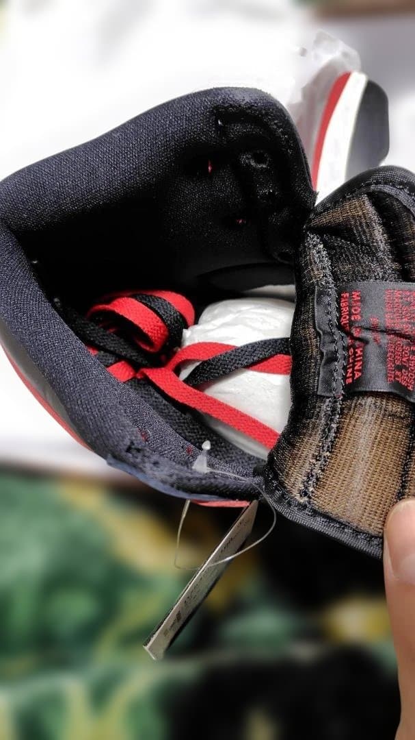 【未使用】NIKE Air Jordan 1 BlackToeつま黒 28.5