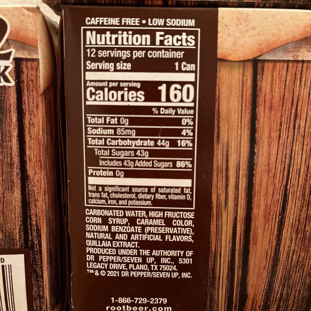 A&W ROOT BEER 12 缶✖︎４ケース　カフェインなし