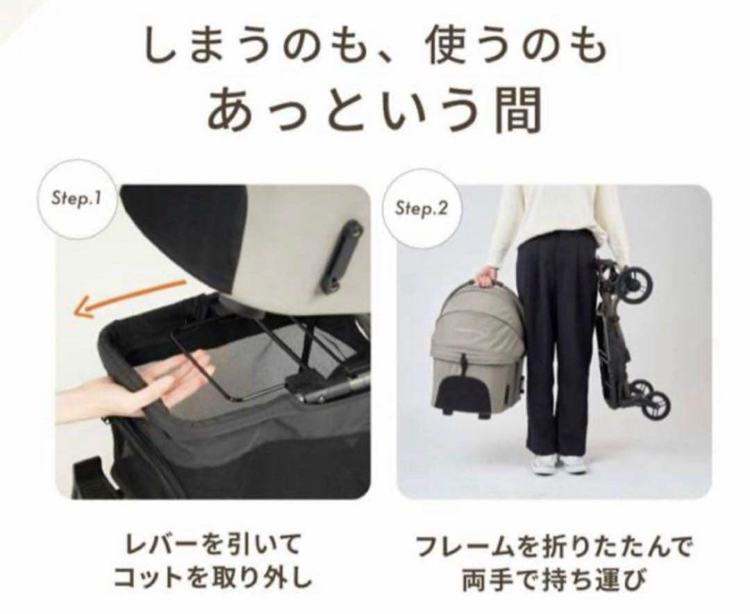 新品未使用★エアバギーAirbuggy Wiz Xペットカートブラック早勝