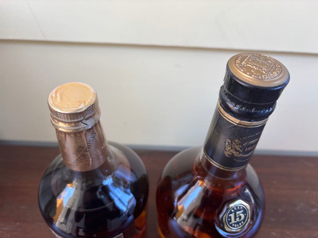 古酒2本セット「三越 未来紀 21年」＆「シーバスリーガル 15年」ウイスキー