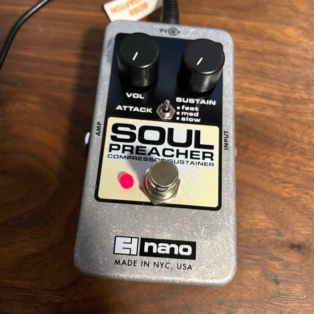 【未使用】エレハモ USA製 SOUL PREACHER コンプ/サステイナー