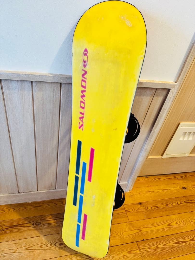 Salomonスノーボード118cm ×Unionビンディング 子供用セット