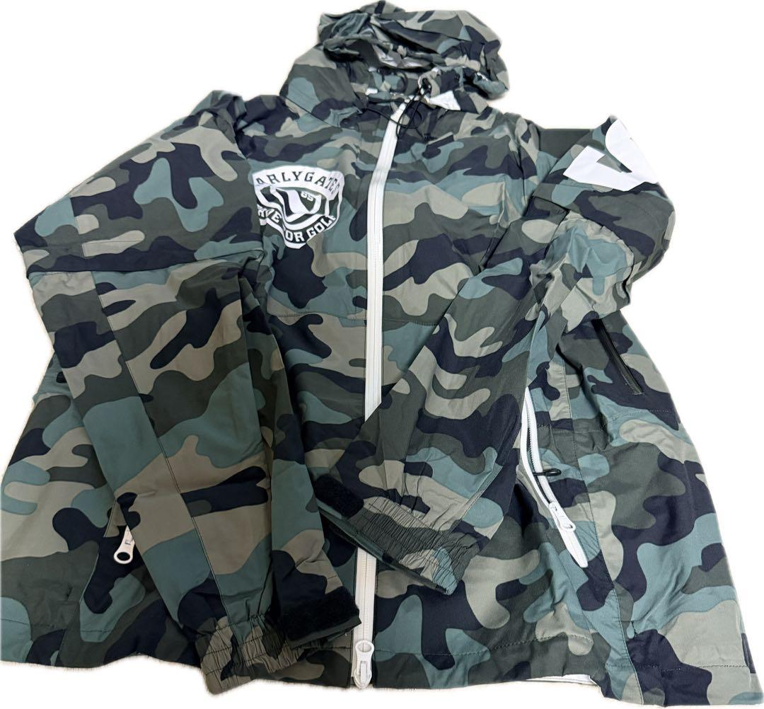パーリーゲイツ　レインウェア　上下　セットアップ　カモフラ　迷彩　サイズ4