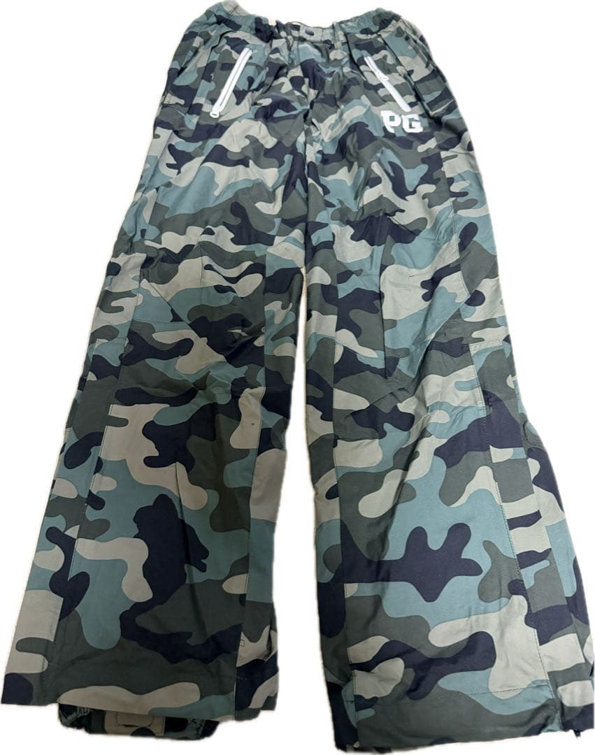 パーリーゲイツ　レインウェア　上下　セットアップ　カモフラ　迷彩　サイズ4