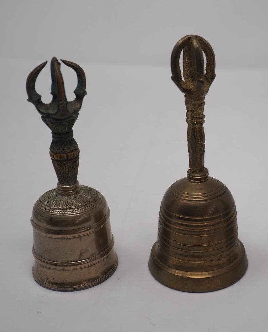 密教儀式用法具5点セット　真言宗　独鈷杵　五鈷杵　金剛鈴　金剛杭　金剛杵