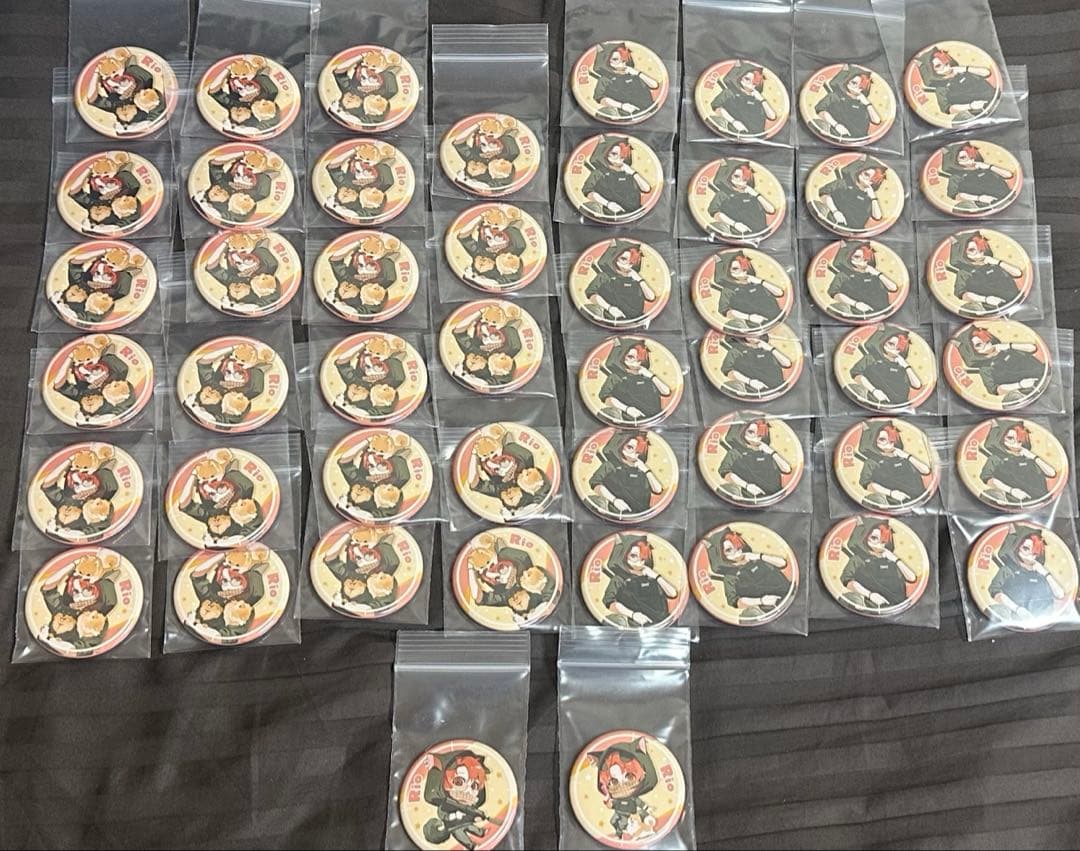 Rio 誕生日グッズ 犬上リオ 缶バッジ