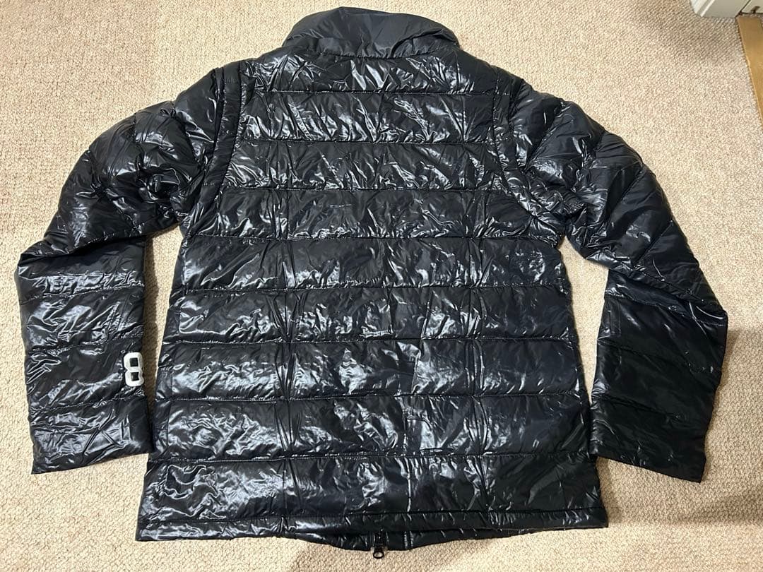 【美品】パーリーゲイツ 2WAYナイロンダウンジャケット 軽量 レディース