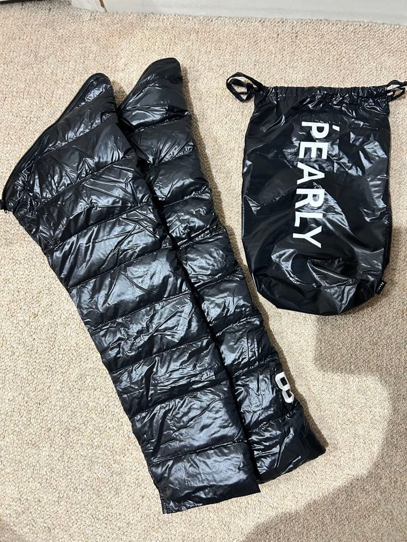 【美品】パーリーゲイツ 2WAYナイロンダウンジャケット 軽量 レディース