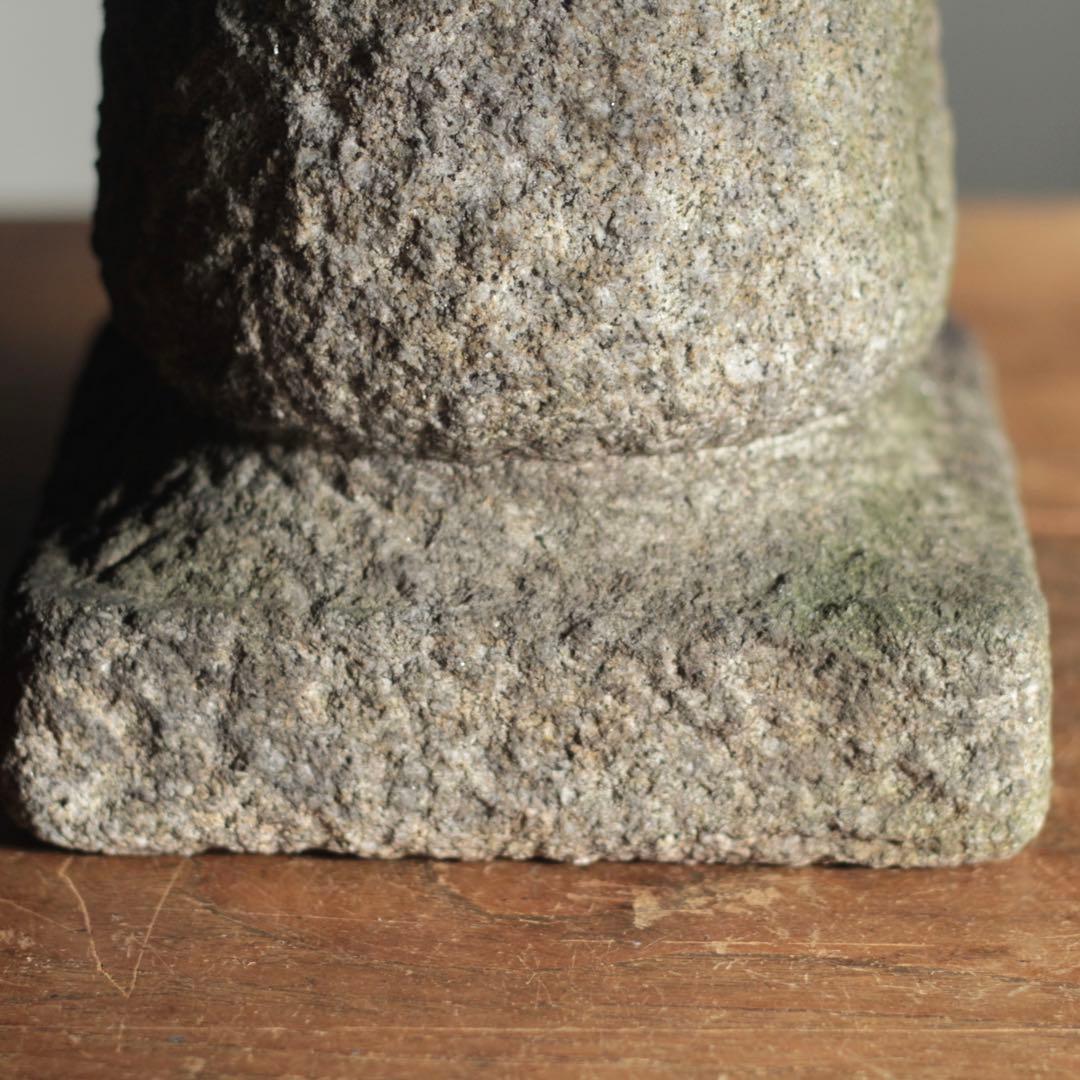 石製 宝珠 石燈籠 仏教美術 古道具 アンティーク オブジェ