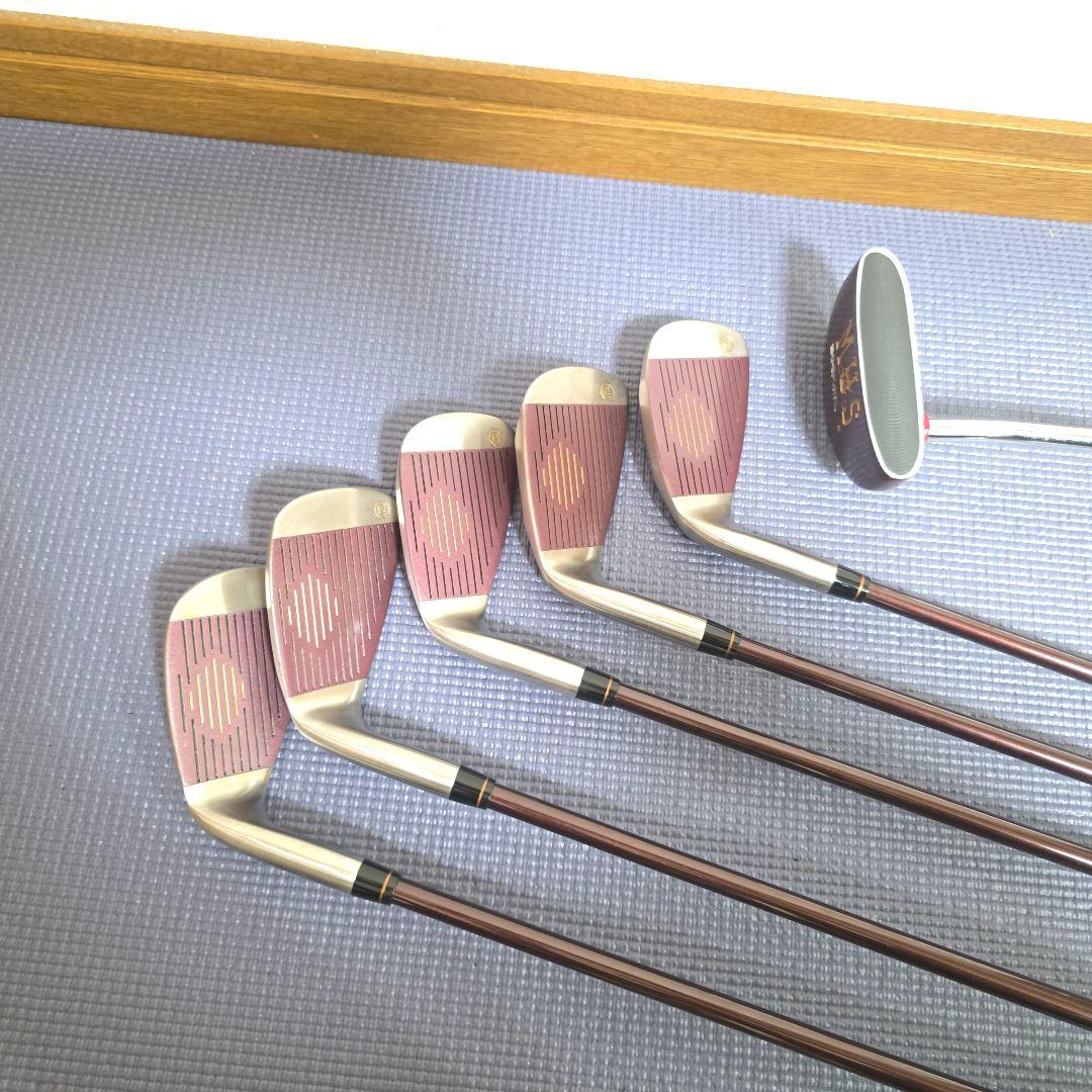 【318】【初心者女性向け】M.U SPORTS レディース ゴルフクラブセット