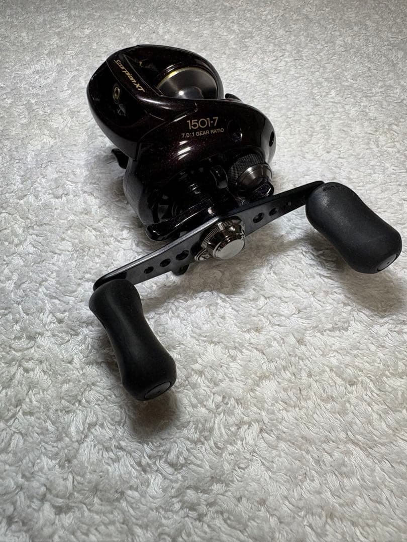【美品】SHIMANO ScorpionXT 1501-7 ベイトリール 左巻き