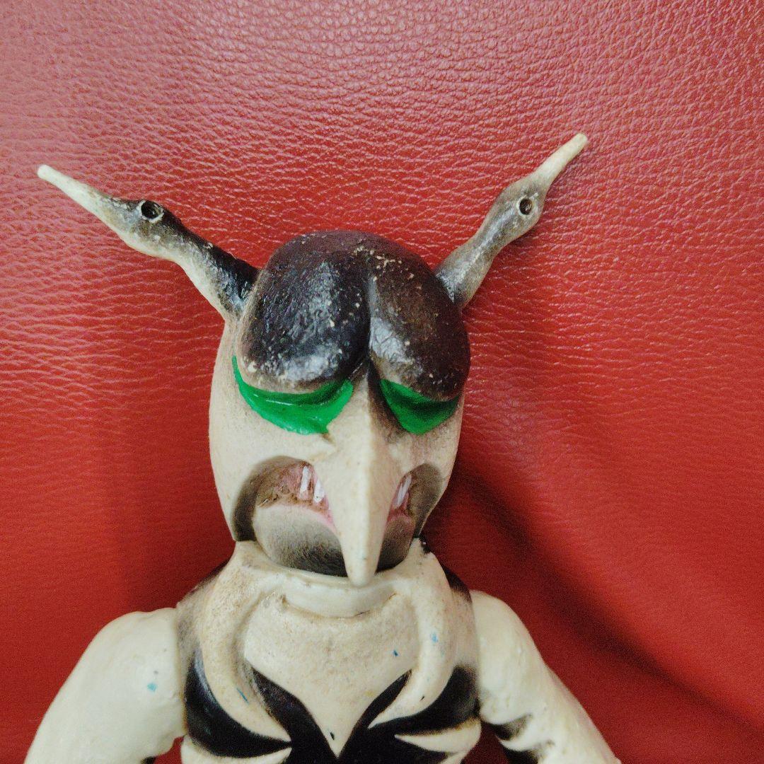 激レア 当時もの 仮面ライダー 怪人ソフビ プラノドン 旧バンダイ フィギュア