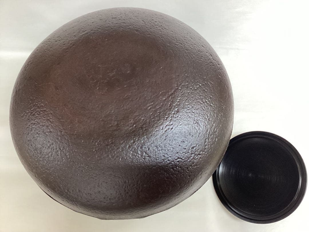 茶道具 新品 有美釜 炉用 阿弥陀堂 釜 化粧箱入