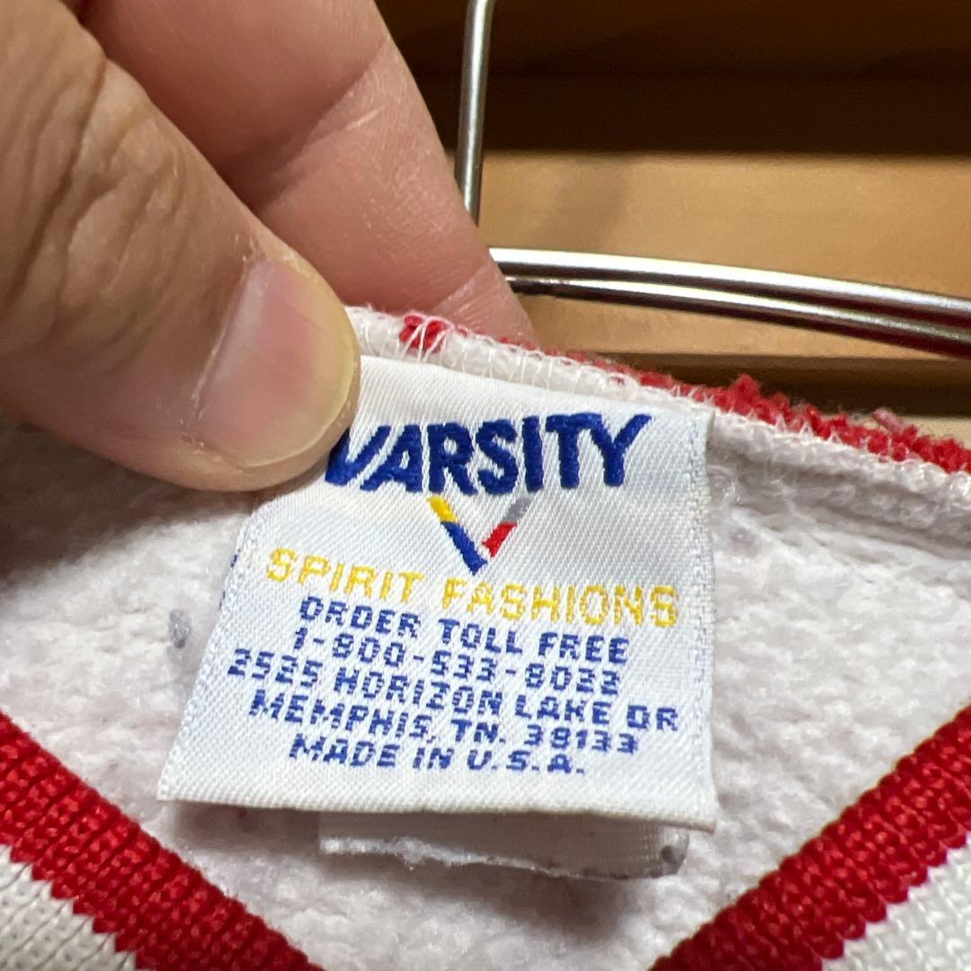 VARSITY Vネック長袖セーター スウェット　チアリーディング ユニフォーム