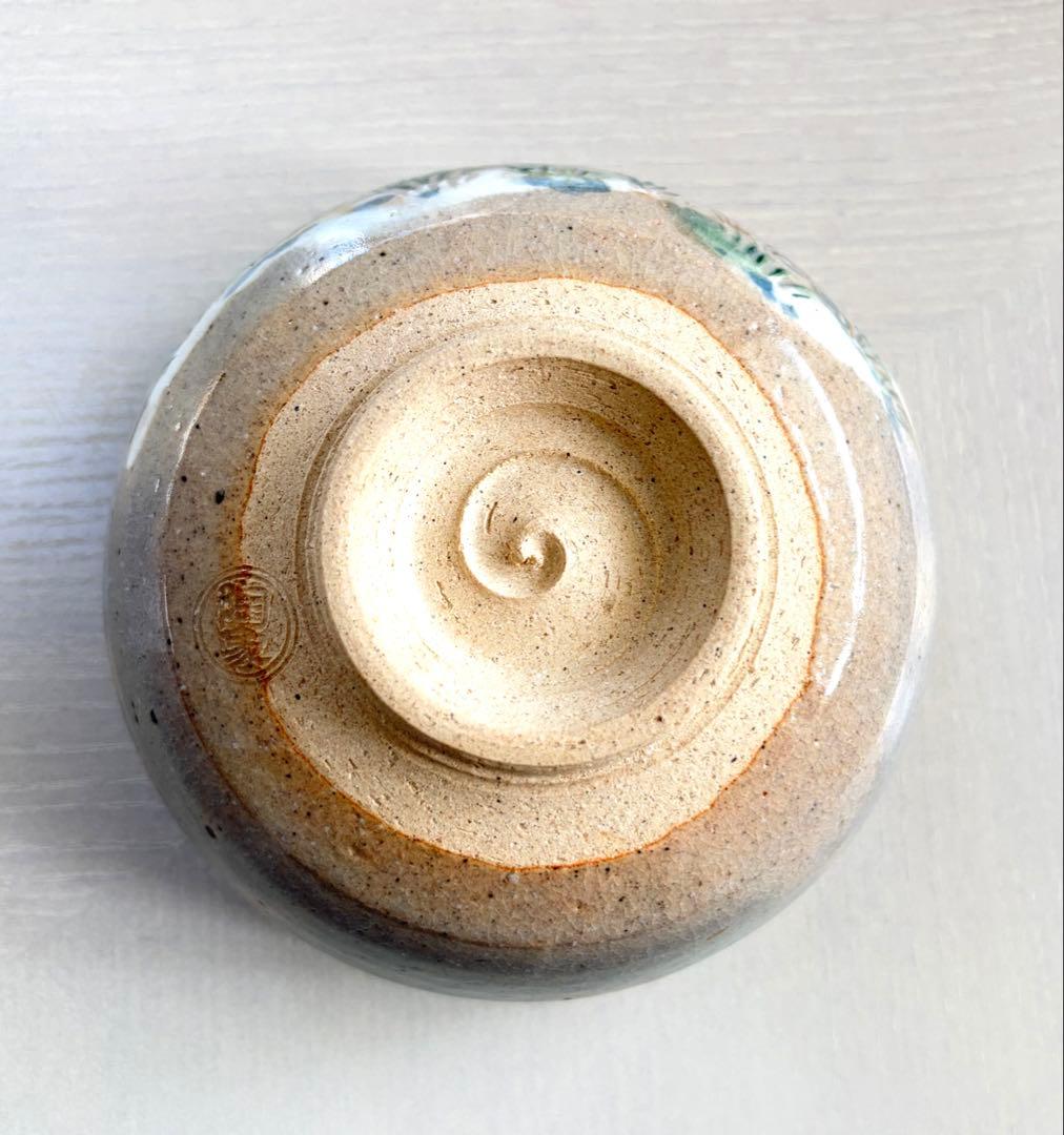 乾山　草苅図　茶碗　寺尾陶象作　京焼