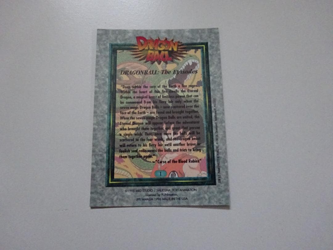 【トレーディングカード】ドラゴンボール カードダス 孫悟空 ブルマ