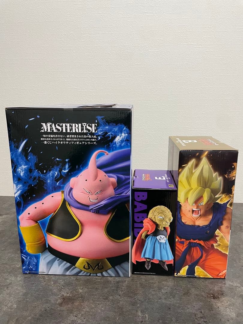 一番くじ ドラゴンボール B賞1個、E賞1個、ラストワン賞1個