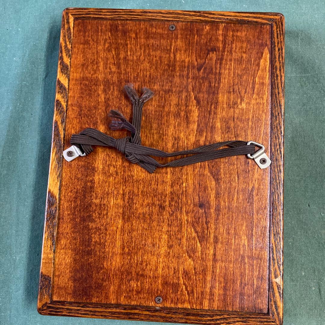 『ウェルカムホーム』 水彩色鉛筆画　エノモト.アマネ作　額 張虎工房