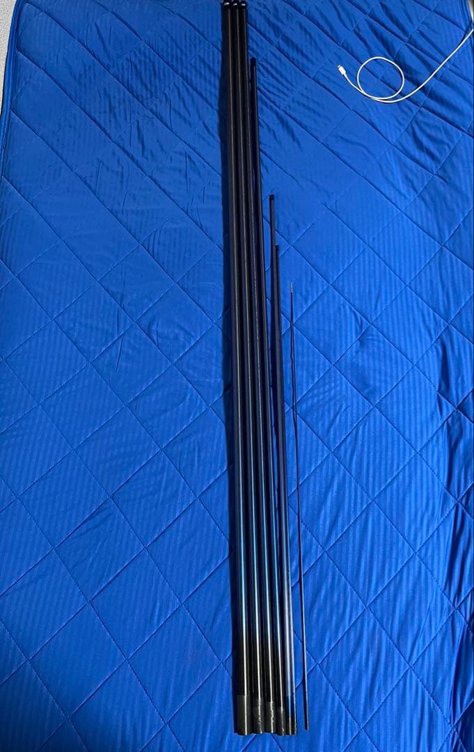 ジャンク鮎竿ダイワ銀影エアAテクニカル90Q SMTソリッド替穂先付き