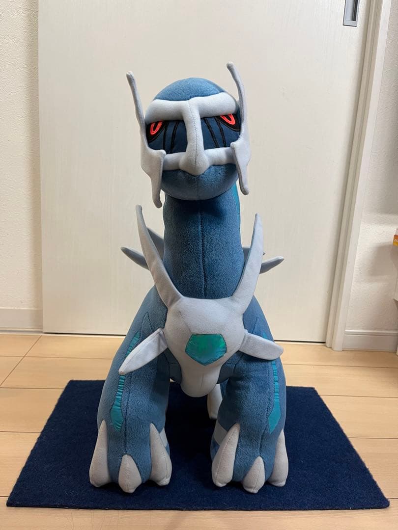 【タグ付き】ポケモン　特大ぬいぐるみ　ディアルガ　パルキア　ハートランド