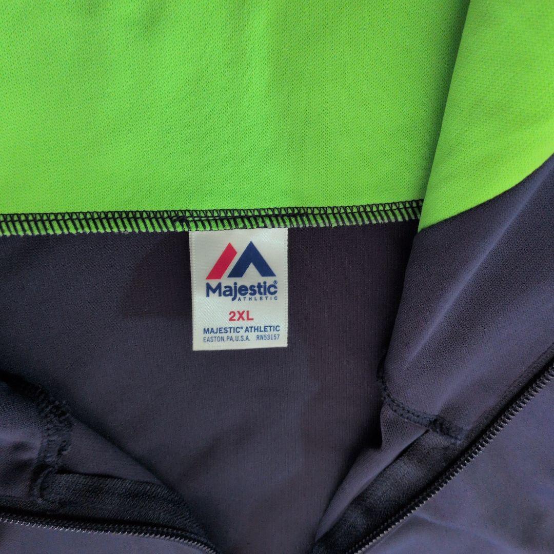 東京ヤクルトスワローズ Majestic製プロコレジャージ上下セット