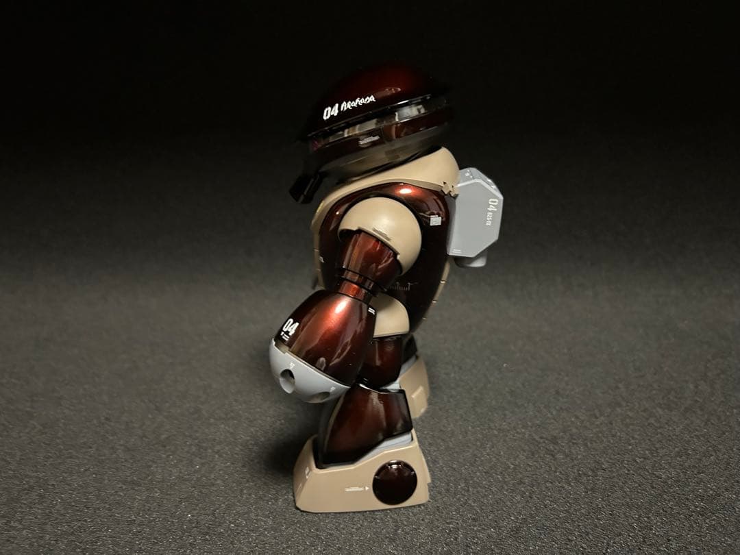 MGアッガイ　キャンディーグラデーション全塗装済み完成品　水転写デカール追加