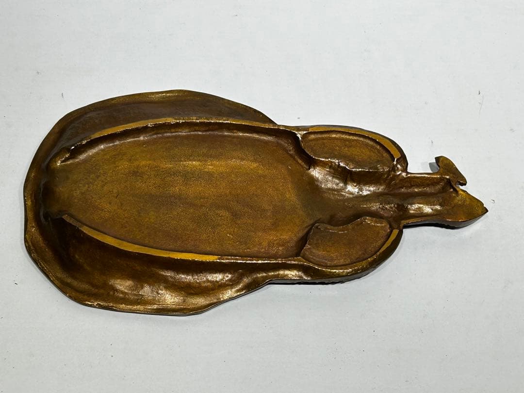 イカ　うつわ　真鍮？　砲金？