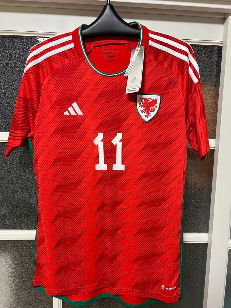 ウェールズ代表 ガレス ベイル ユニフォーム アディダス adidas サイズL