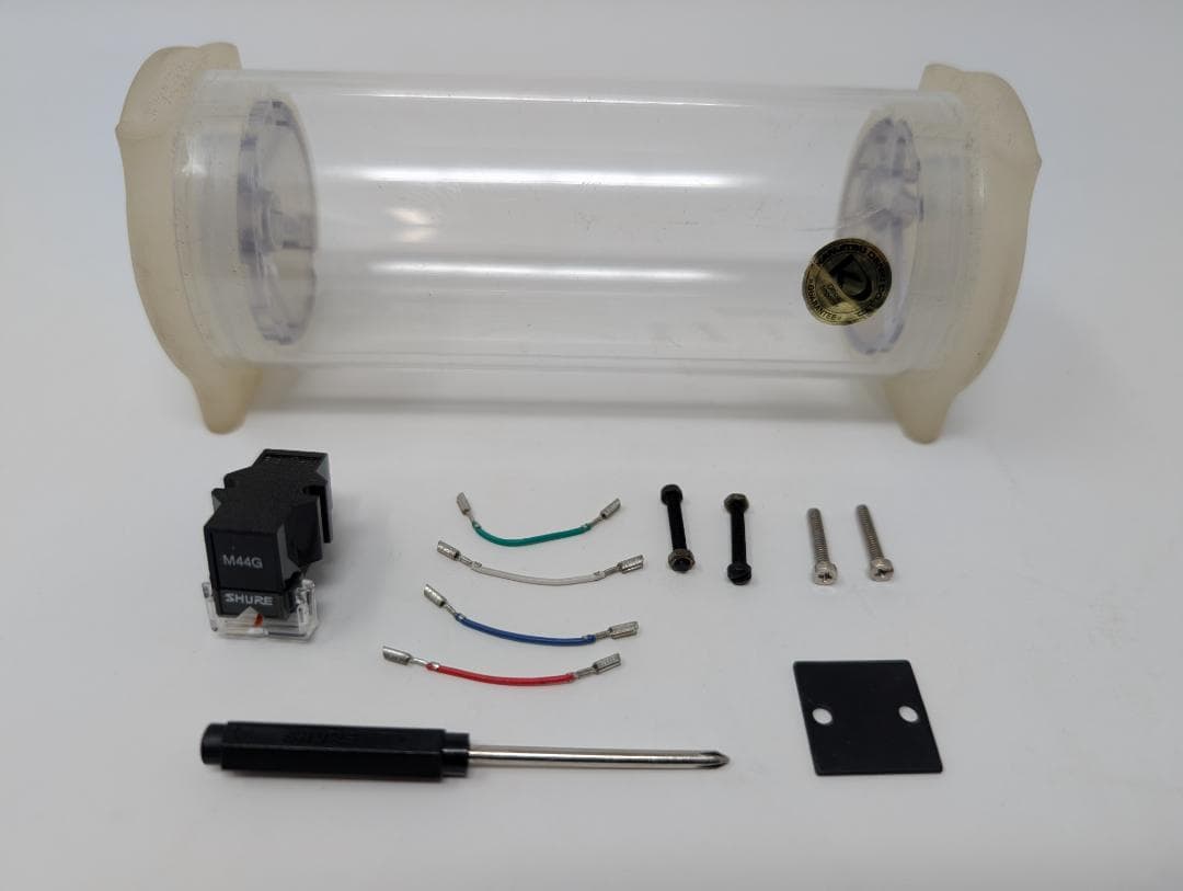 【希少・完実電気】SHURE M44G 純正ケース・ウェイト・予備ビス完備 美品