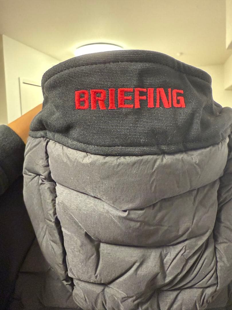 ブリーフィング ゴルフウェア 中綿ジャケット 秋 冬 メンズ : ブラック