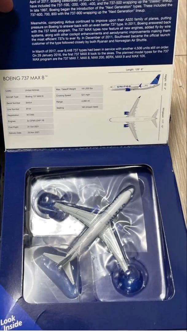 United Airlines 4個セット（エアバス2、ボーイング2）1/400