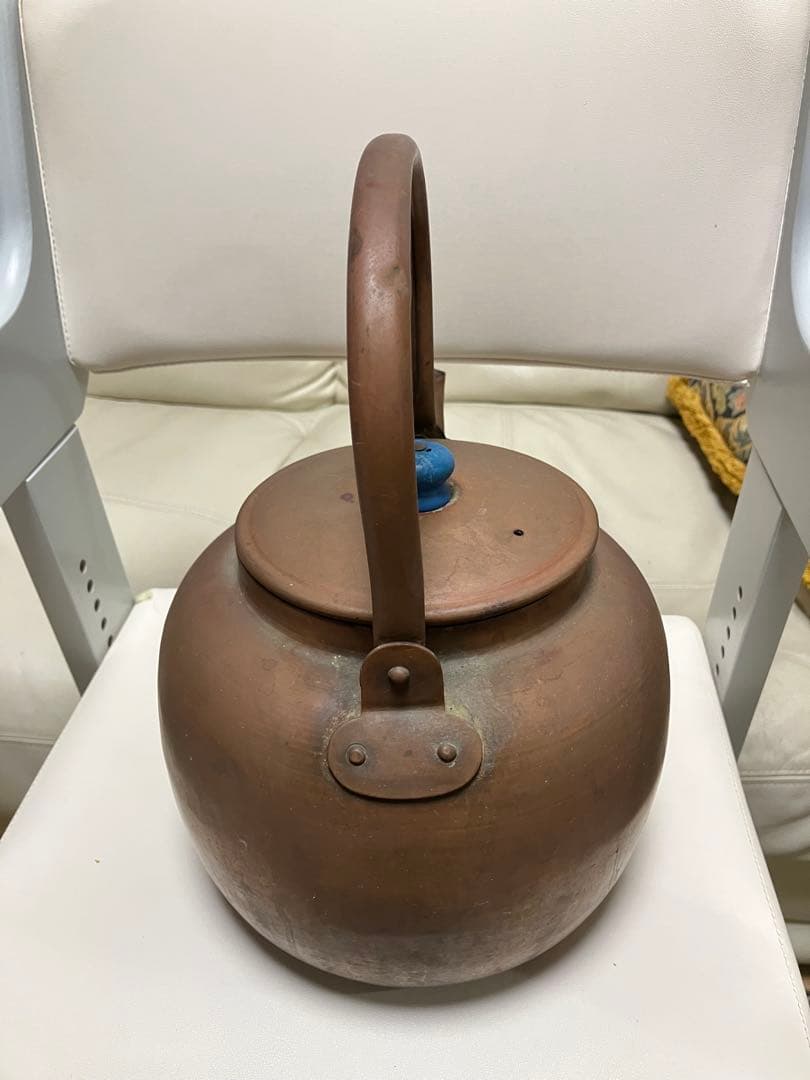 真鍮　銅製　アンテーク　ケトル　ビンテージやかん　希少