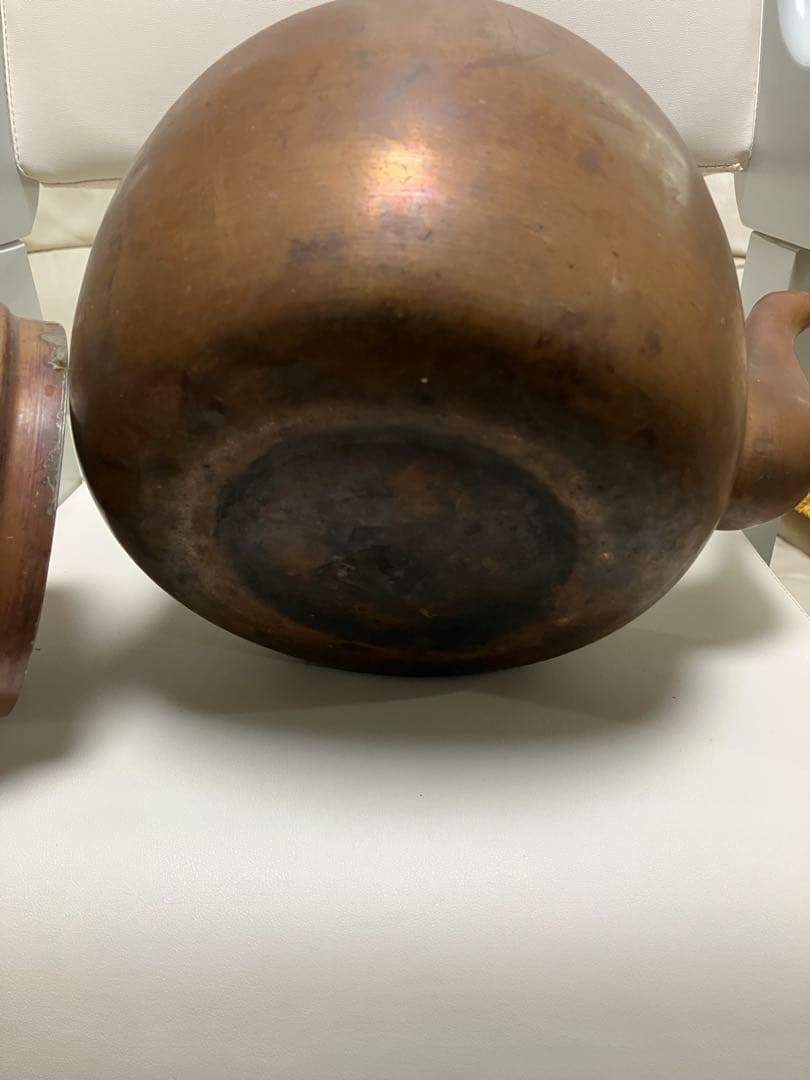 真鍮　銅製　アンテーク　ケトル　ビンテージやかん　希少