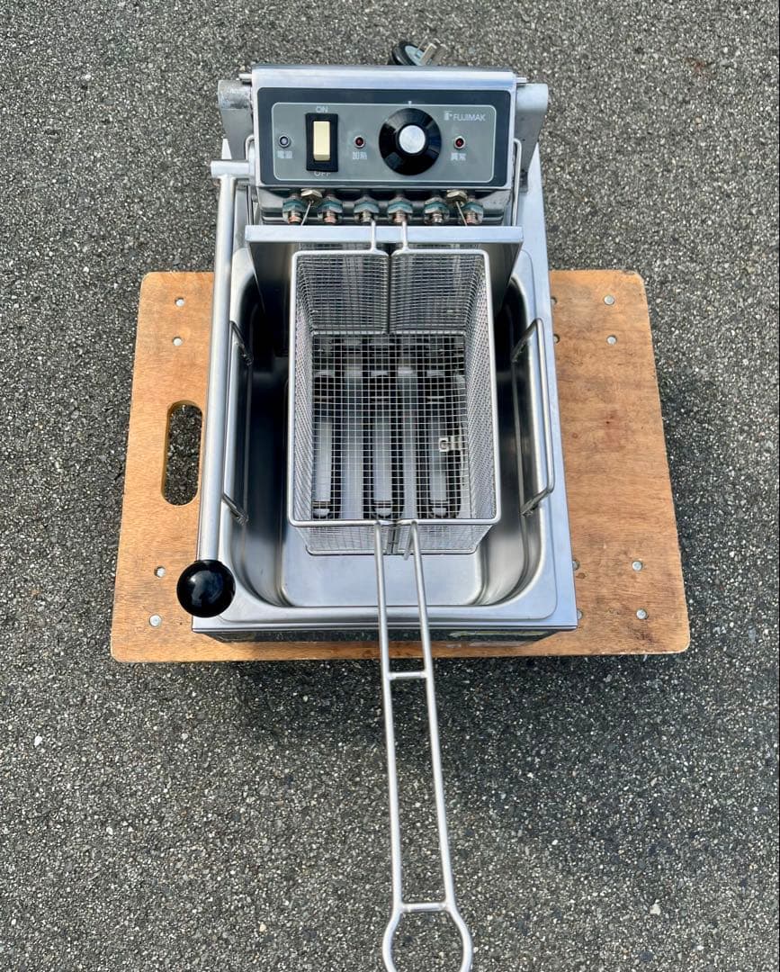 フジマック業務用卓上電気フライヤー 3相200V 8リットル