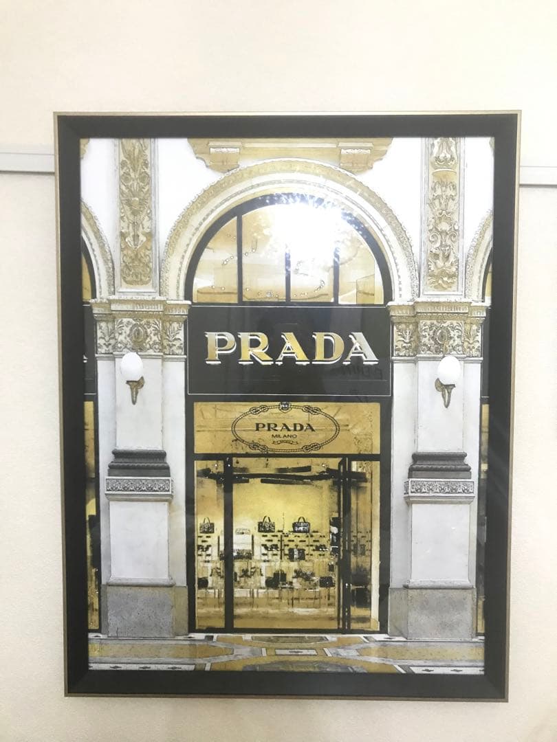 送料込み✨️美品✨Francfranc＊廃盤品＊PRADA ストア アートボード