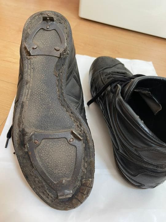 アシックス スパイク 6本歯 レア 27.0cm 縫いPタフトー 左右コバ金付