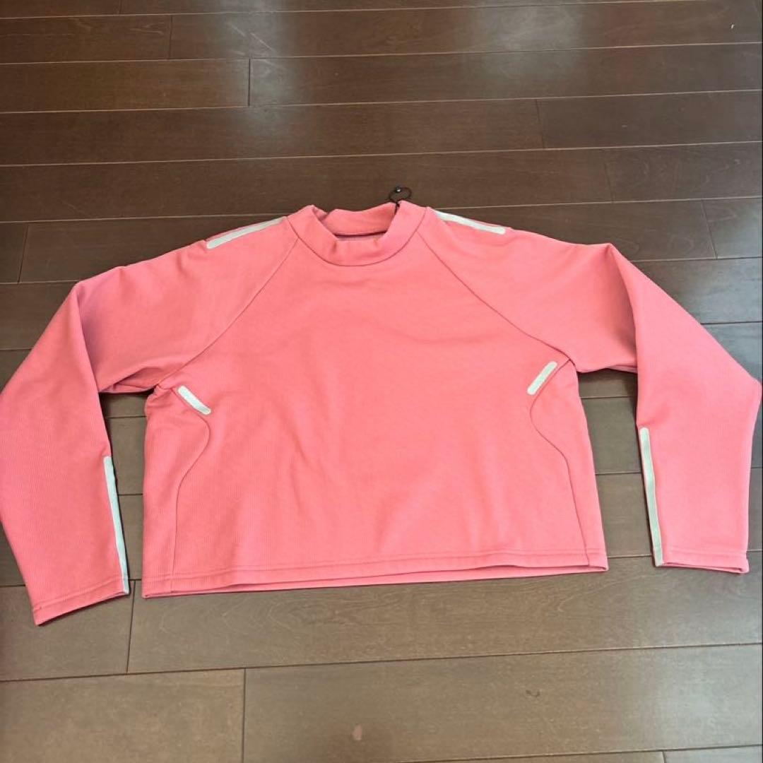 パーリーゲイツ　PGGストレッチダンボール裏起毛セットアップピンクサイズ1