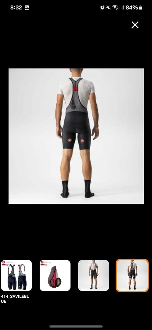 カステリ　FREE AERO RACE 4 BIBSHORT 19003　XL
