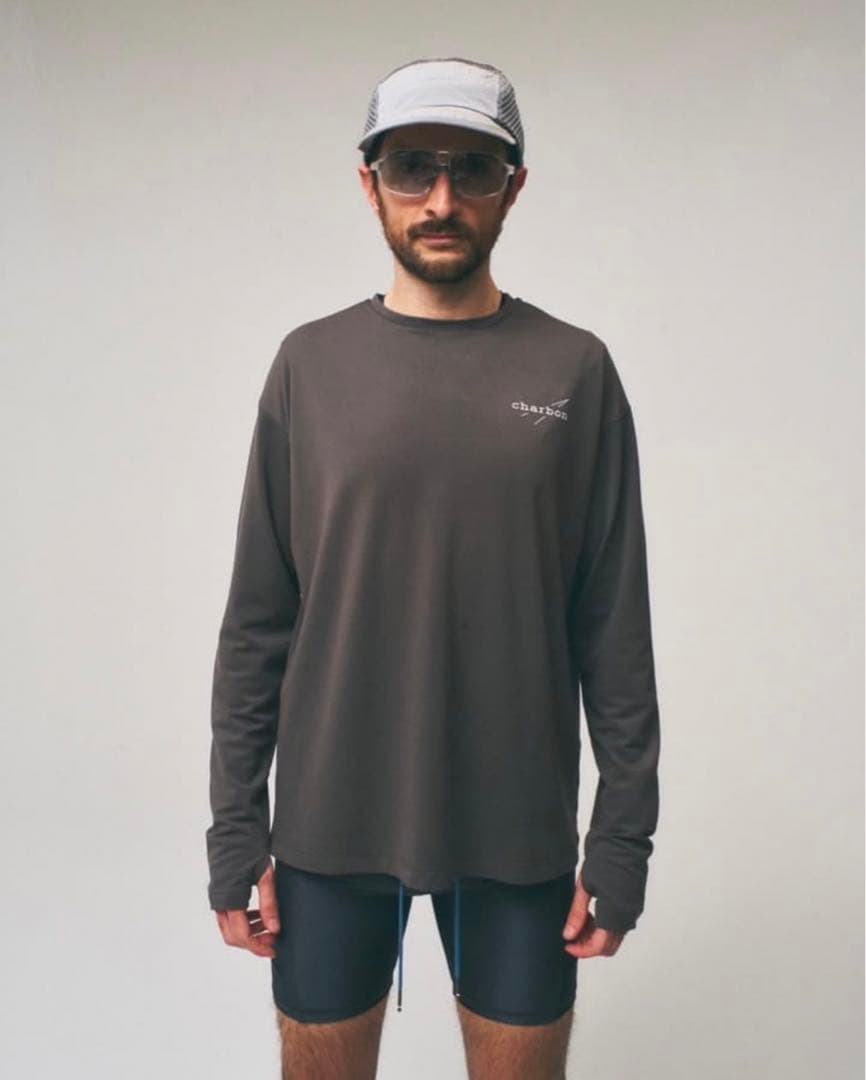 charbon running シャルボン 長袖Tシャツ ロングTシャツ L
