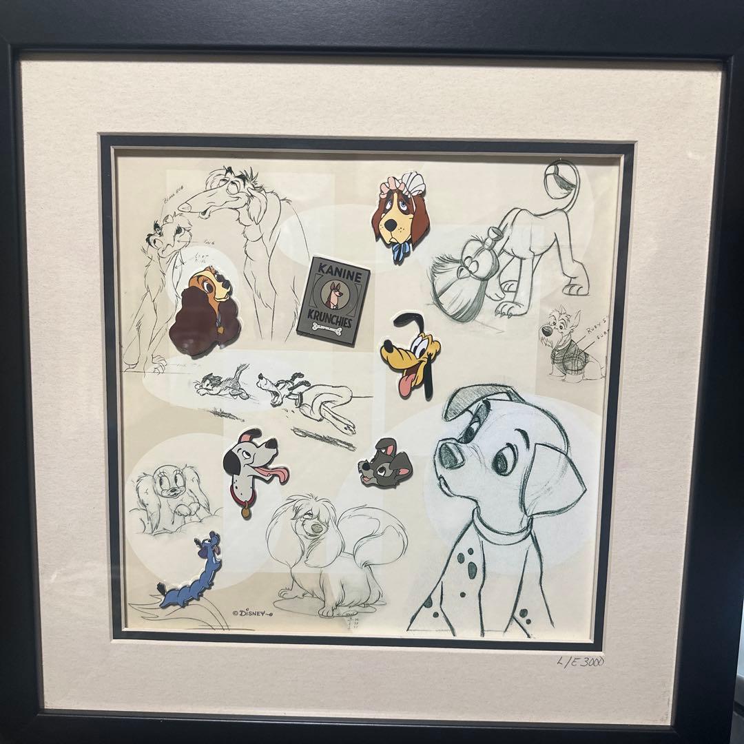 2002ディズニー犬のキャラクターピンズフレーム
